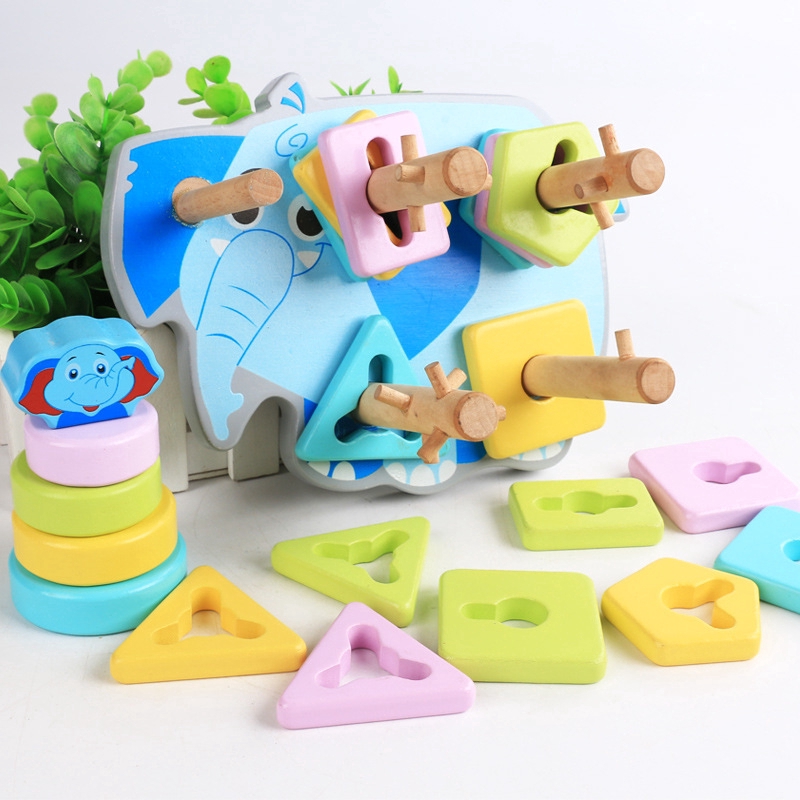 Elephant Shape Sorter and Stacker