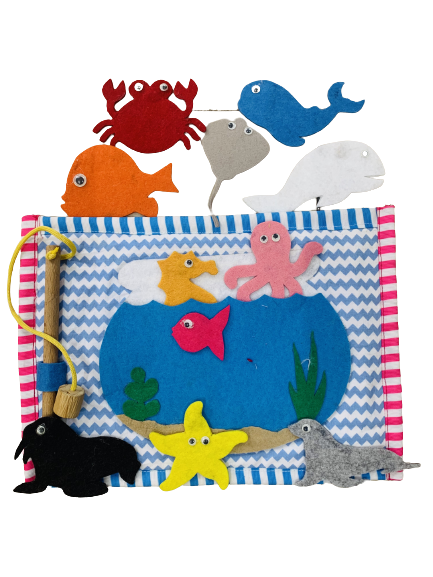 Felt Magnetic Sea Creature Lift Up