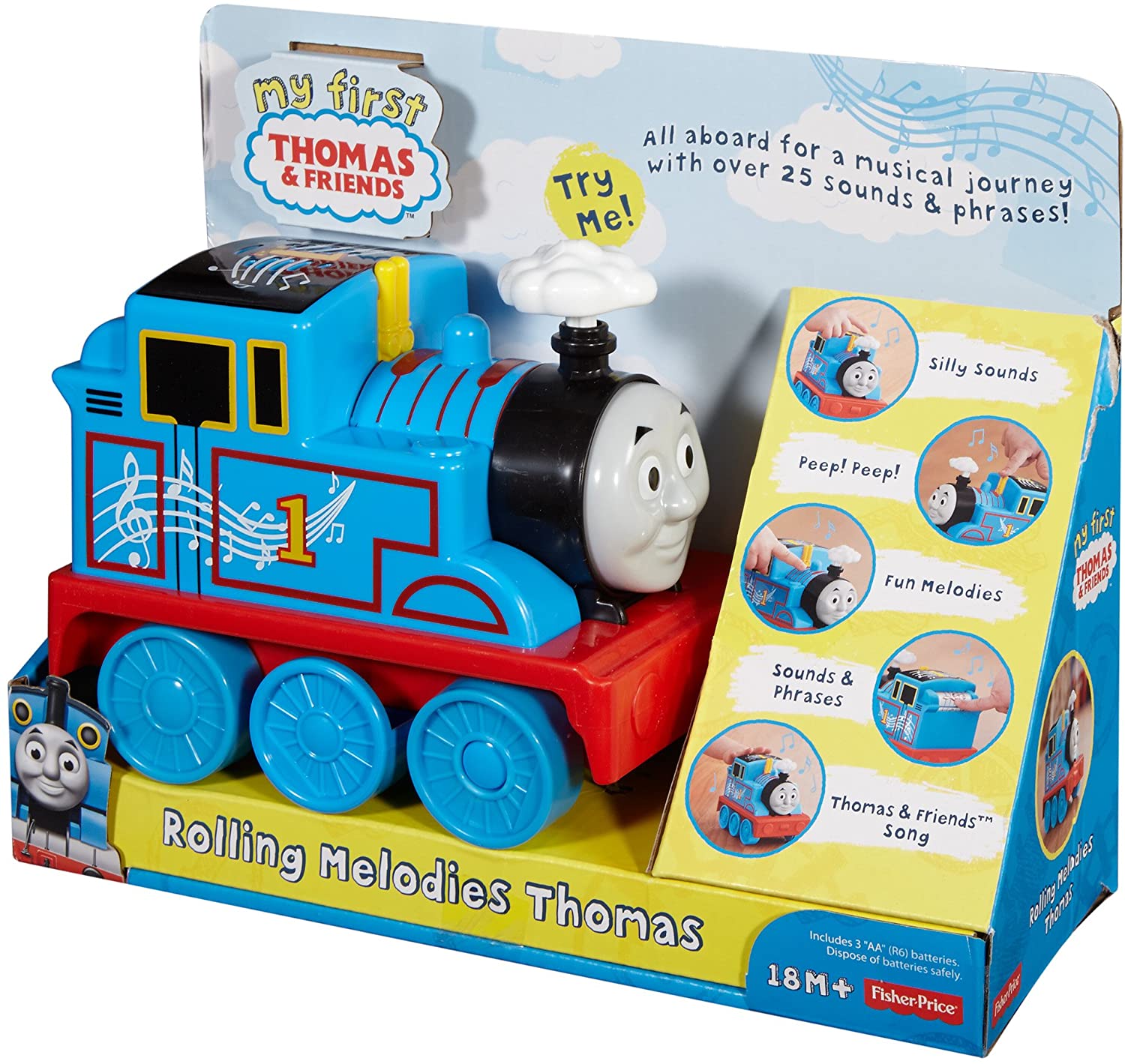 Fisher-Price My First Thomas and Friends Rolling Melodies Thomas