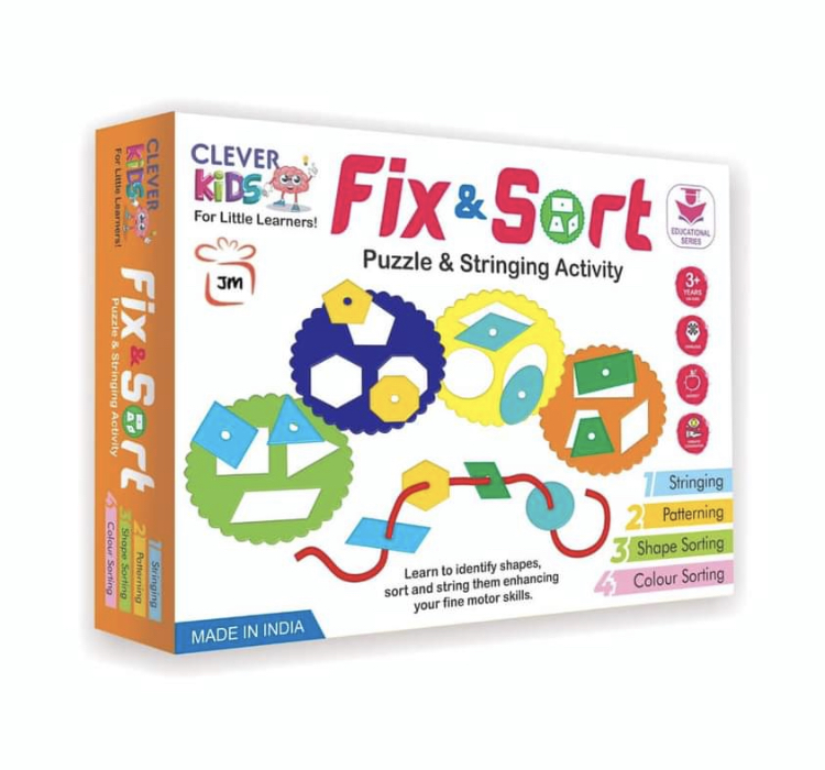 Fix & Sort Puzzle & Stringing Activity