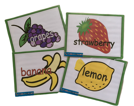 Fruits Jumbo Flash Cards -3