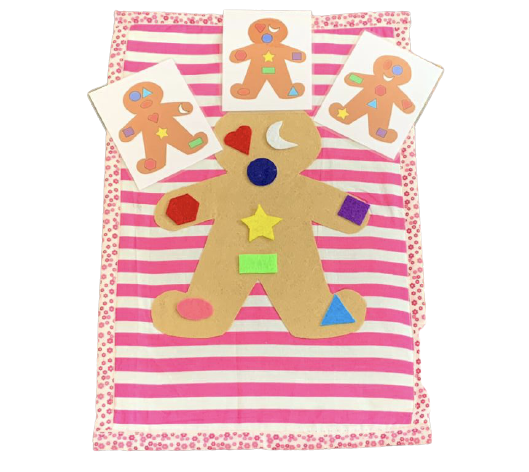 Ginger - Breadman Shapes Felt Toys