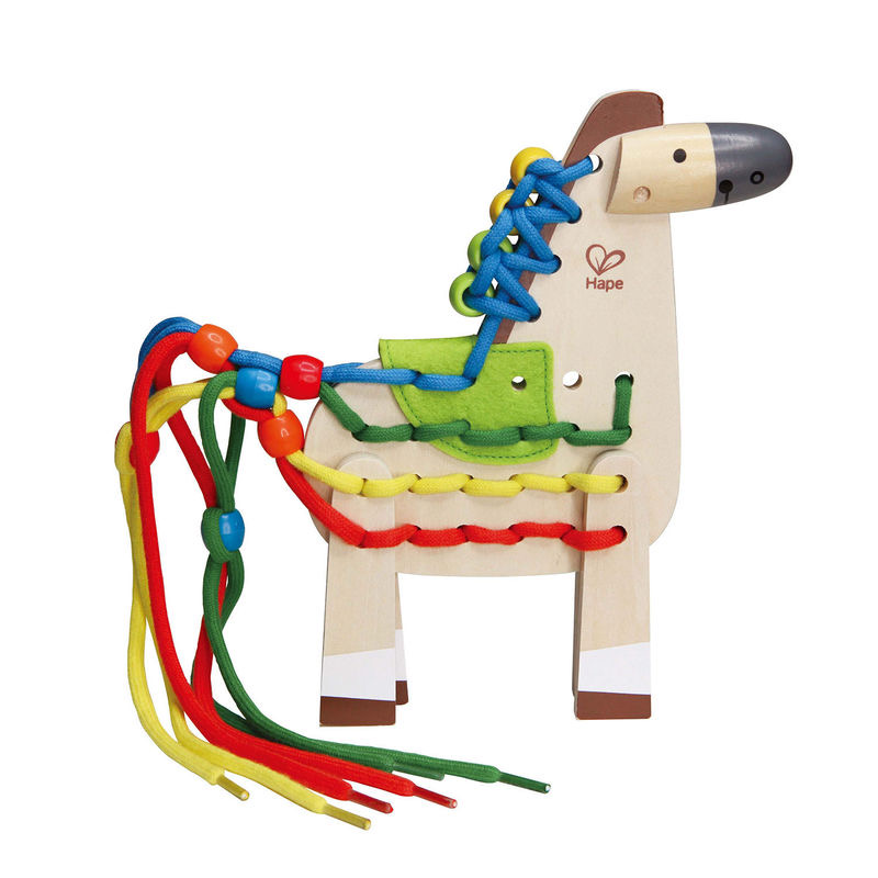 Hape - Wooden Lacing Pony