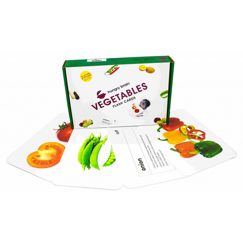 Hungry Brain - Vegetables Flash Cards
