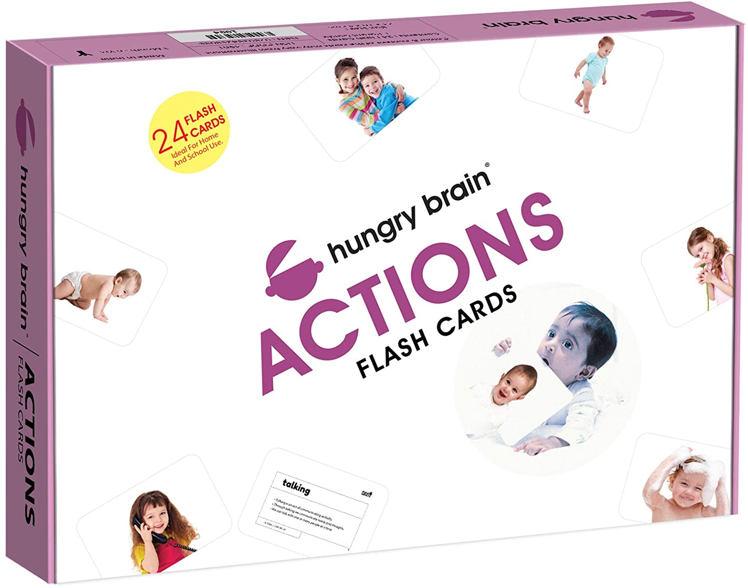 Hungry Brain Actions Flash Cards