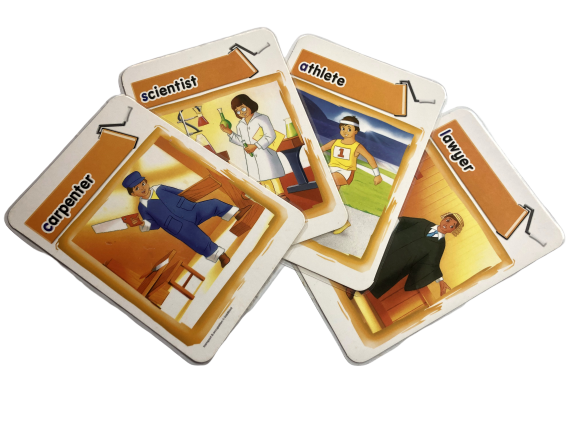 Informative Community Helper Flash Card