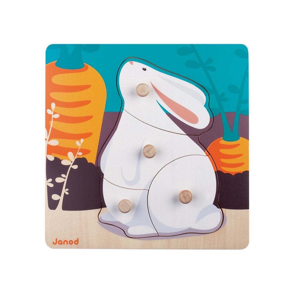 Janod - Wooden Rabbit Puzzle