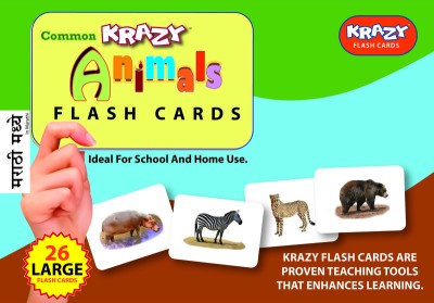 Krazy - Wild Animals Flash Cards