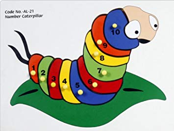 Little Genius - Number Caterpillar Tray