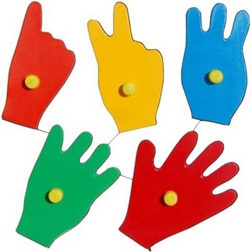 Little Genius - Wooden Counting Hands with Knob