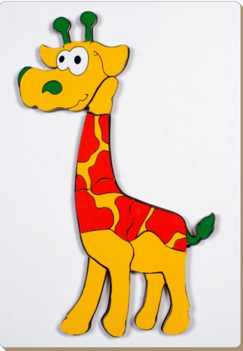 Little Genius – Wooden Giraffe Raised Puzzle