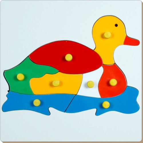 Little Genius &ndash; Wooden Swan Knob Puzzle
