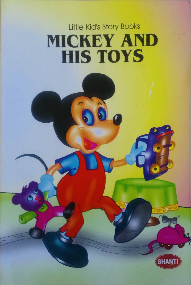 Little Kid's Story Books - Mickey and His Toy