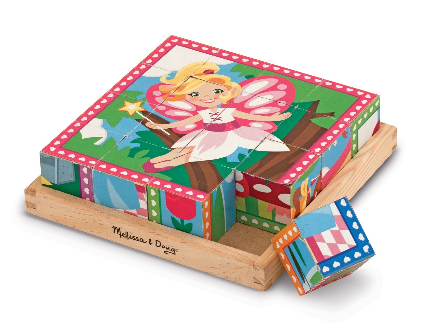 Melissa & Doug - Princess and Fairy Cube Puzzle