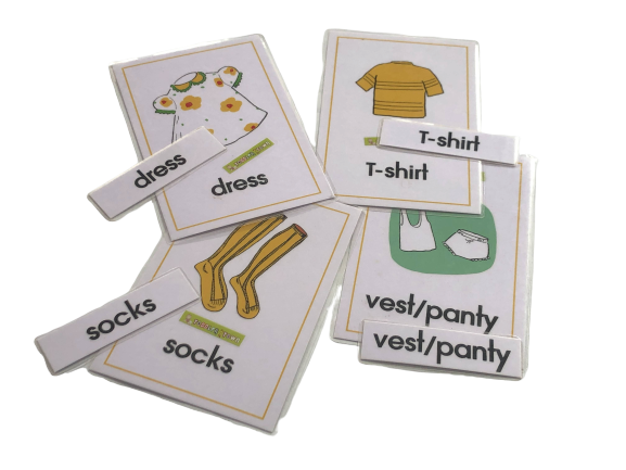 New Waves - LOOK and SAY Cards - Clothes