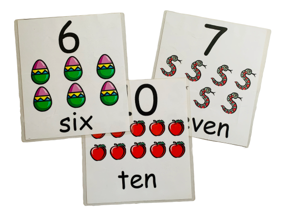 Number Jumbo Flash Cards