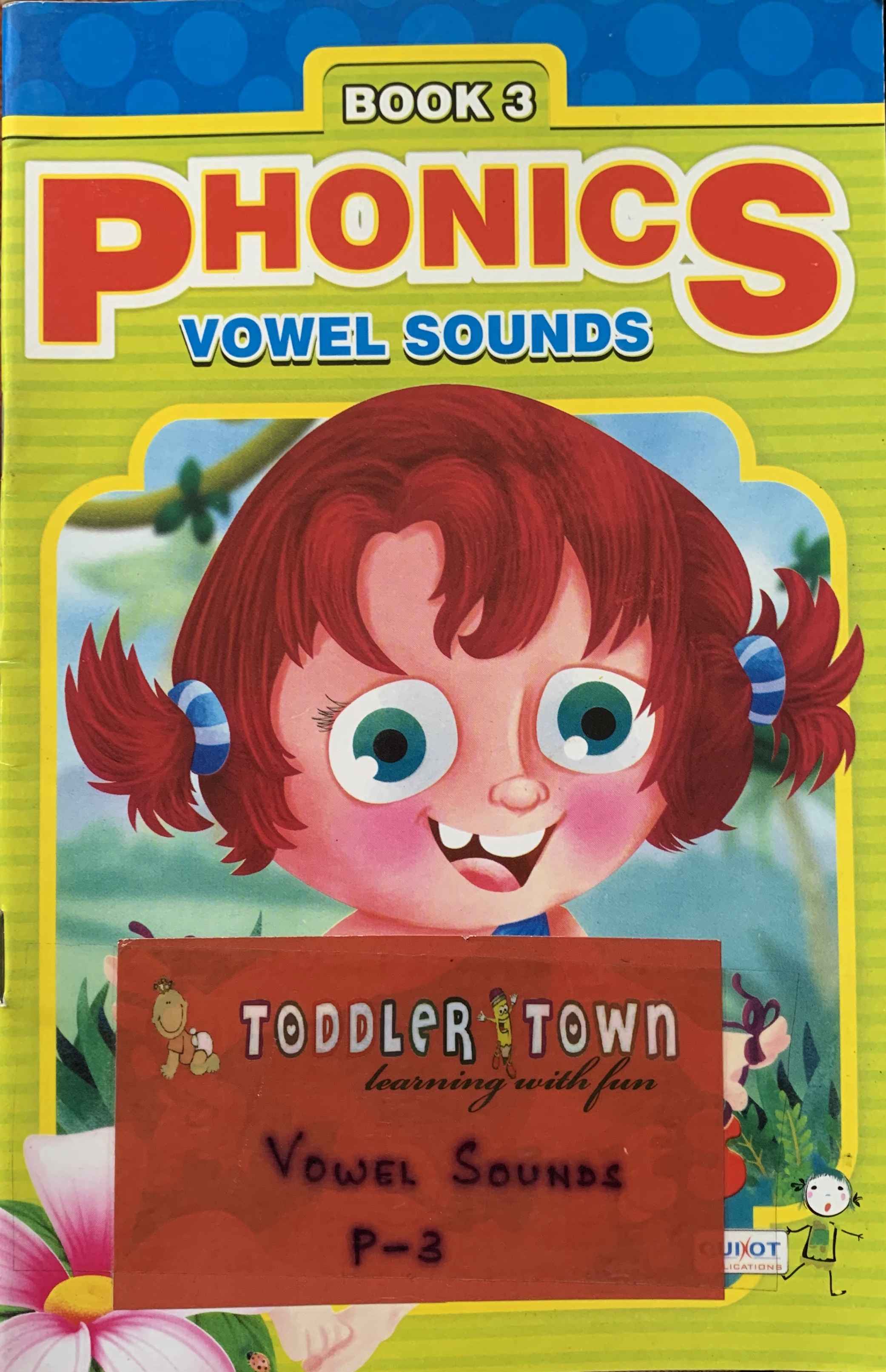 Phonics Vowel Sound Book - 3
