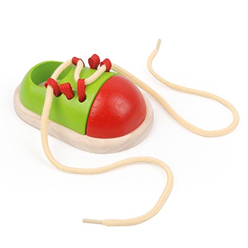 Plan Toys - Wooden Tie-Up-Shoe