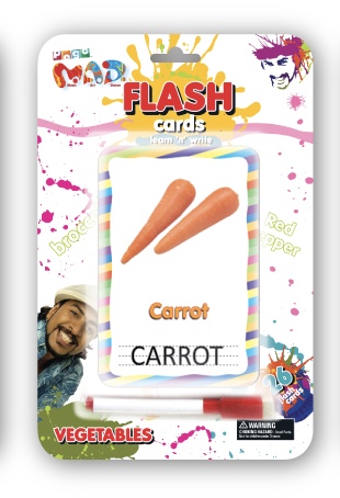 Pogo Mad Vegetables Flash Cards