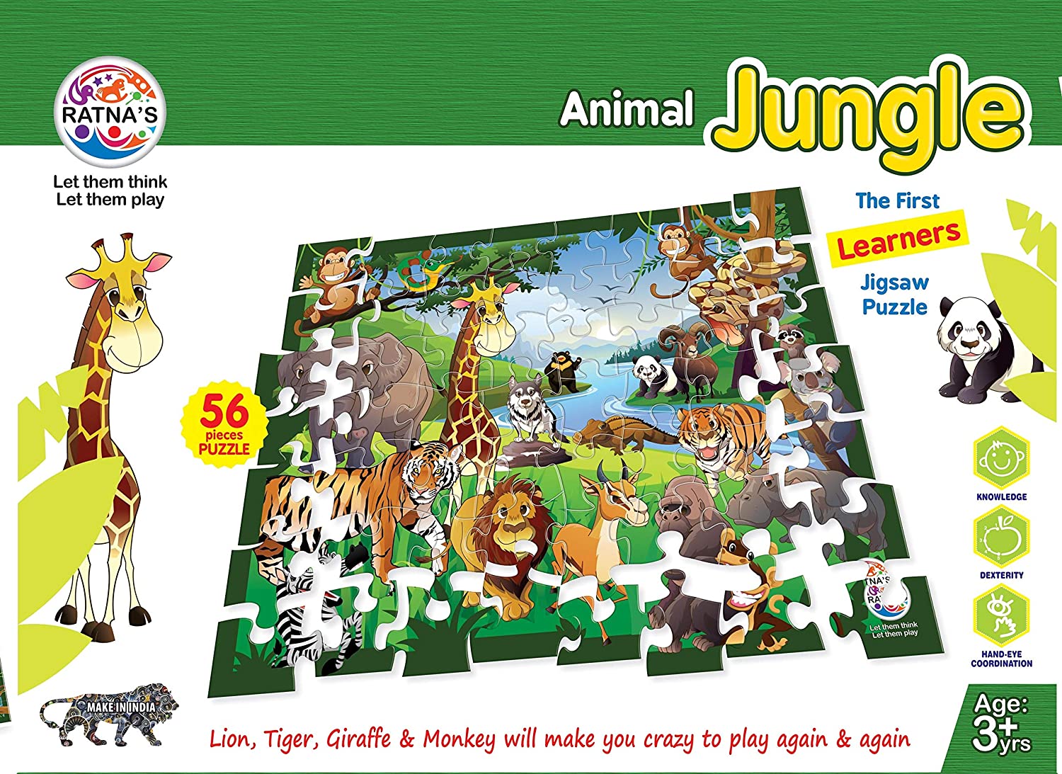 Ratna - Animal Jungle Jigsaw Puzzle