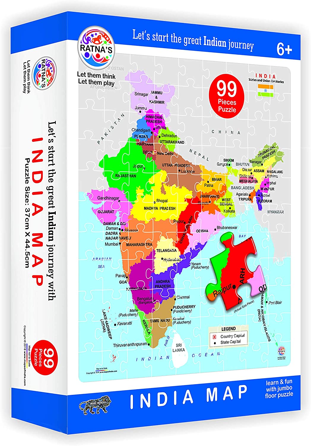 Ratna -  India Map Jigsaw Puzzle