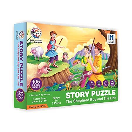 Ratna - The Shepherd Boy and The Lion Story Puzzle