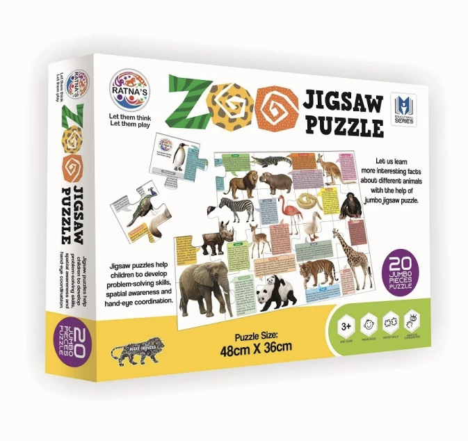 Ratnas Zoo Jigsaw Giant Puzzle