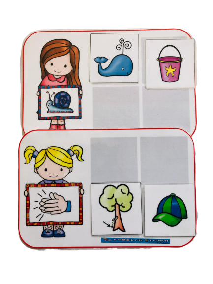 Rhyming Words Sorting Game - 1