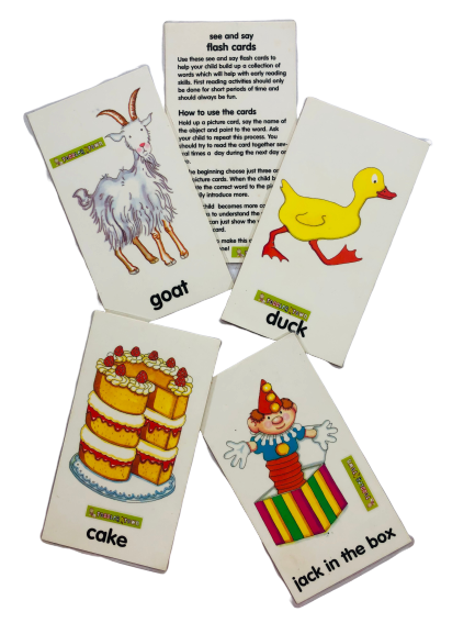 See and Say Flash Cards