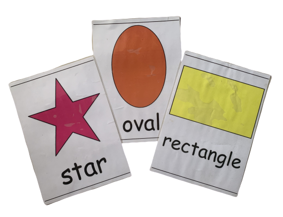 Shapes Jumbo Flash Cards - 1