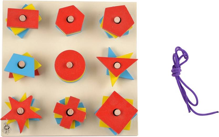 Skillofun - Wooden Nine Shape Sorter