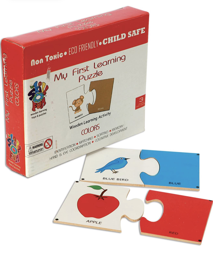 Skillofun Wooden My First Learning Puzzle - Colors