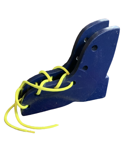 Skillofun Wooden Solid Lacing Shoe
