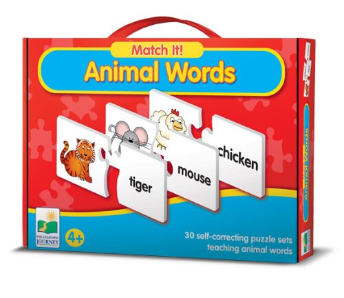 The Learning Journey - Match It - Animal Words
