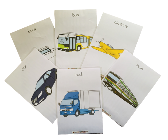 Transport Flash Cards