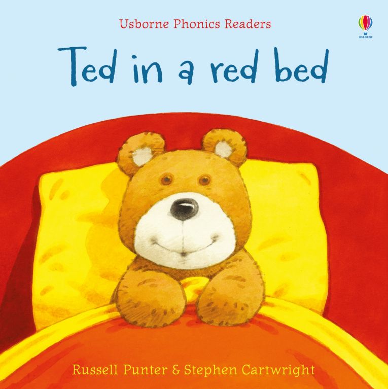 Usborne Phonics Readers - Ted in A Red Bed