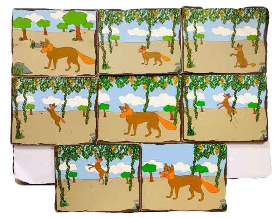 Vardhaman IQ Toys - Wooden Magnetic The Fox & The Grapes