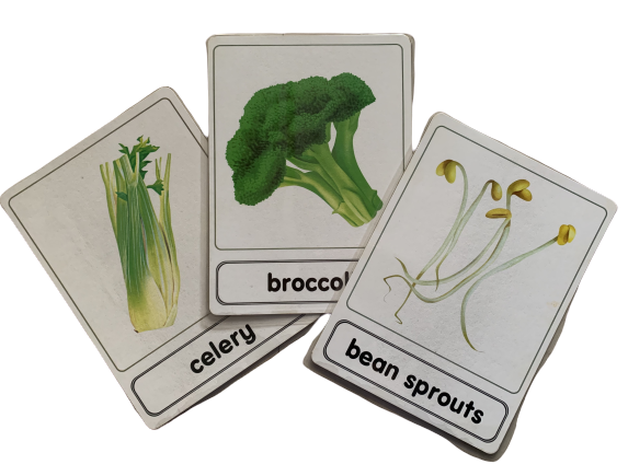 Vegetables Jumbo Flash Cards -1