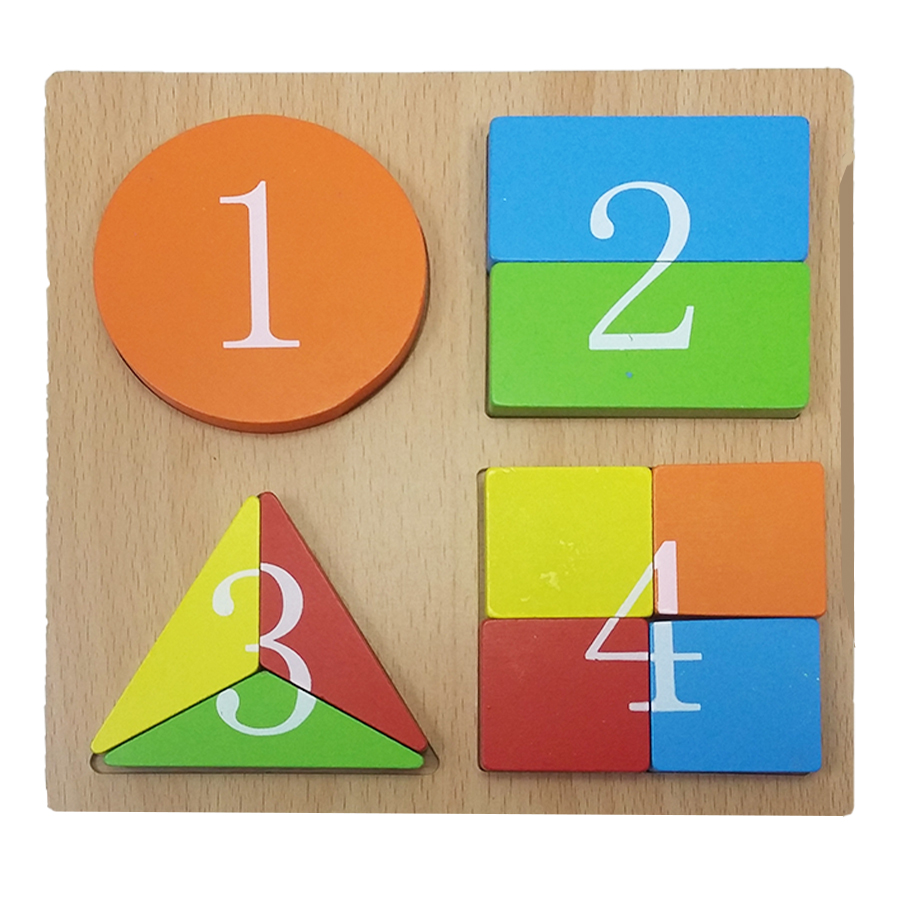 Wooden 1,2,3.... Fraction board