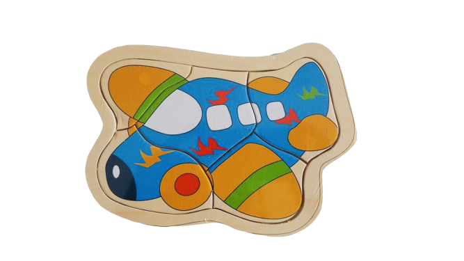 Wooden Aeroplane Puzzle