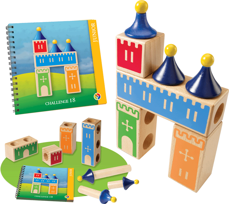 Wooden Castle Building Blocks