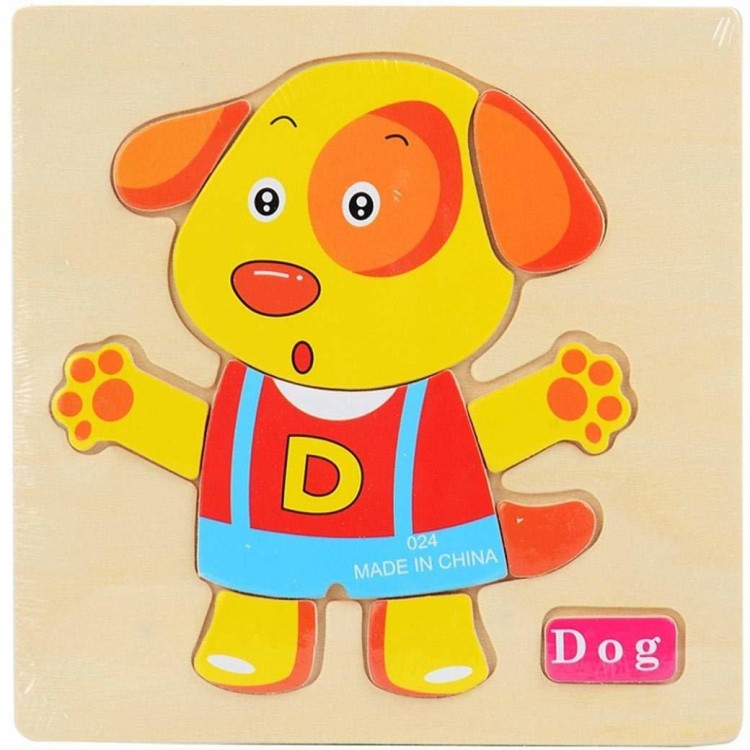 Wooden Dog Puzzle