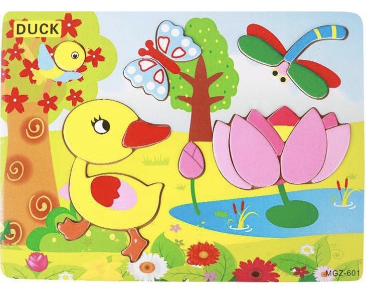Wooden Duck Board Puzzle