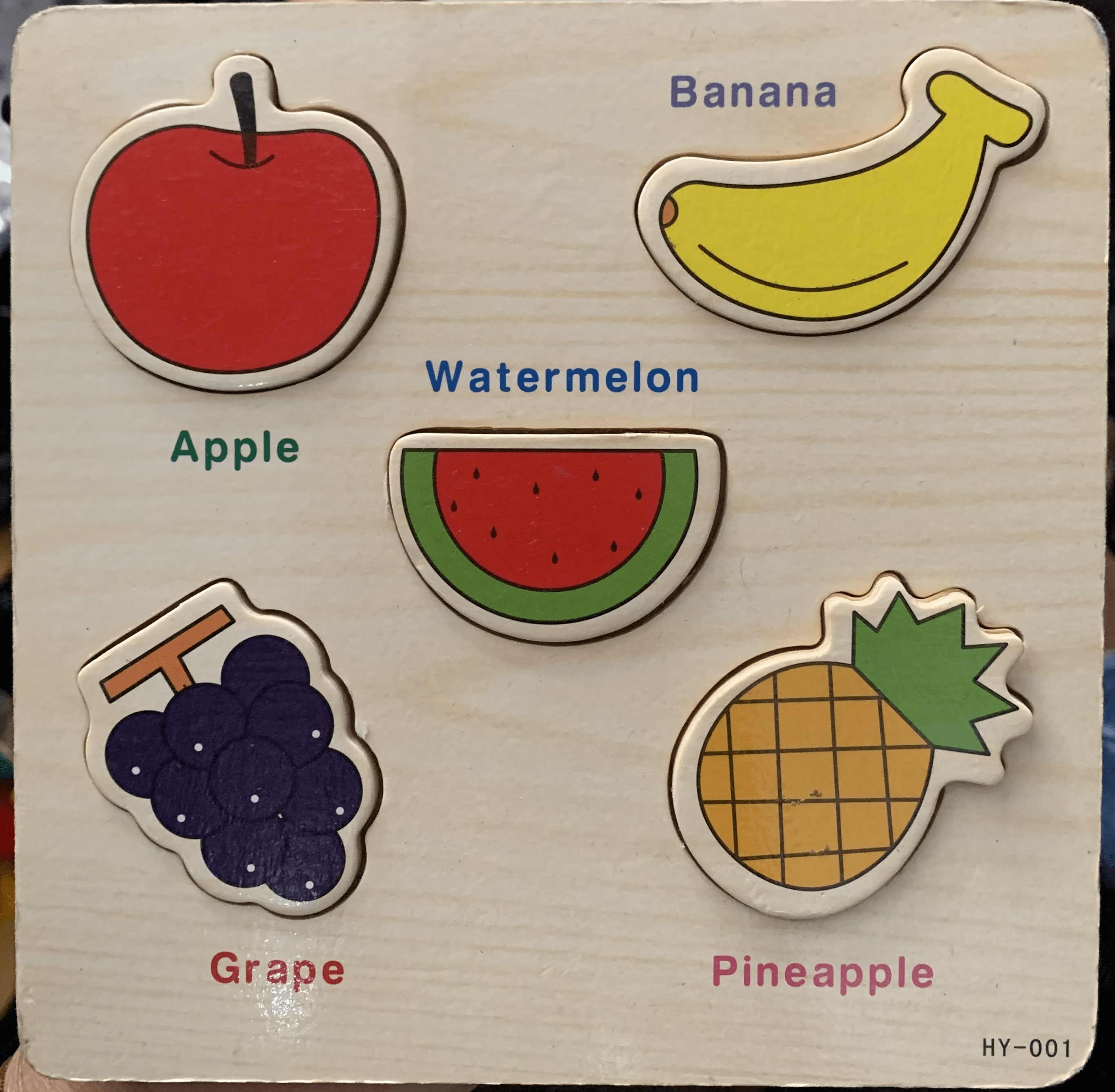 Wooden Fruits Puzzle