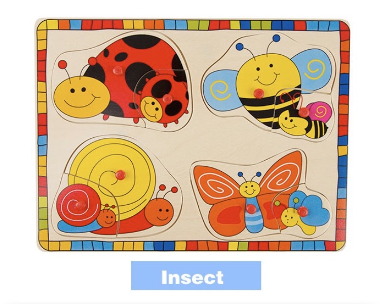 Wooden Insects And Babies