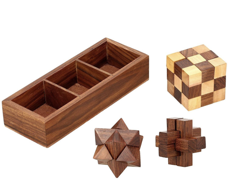 Wooden Mind Challenge Puzzle