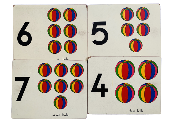 Wooden Number Cards
