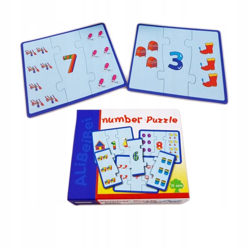 Wooden Number Puzzle