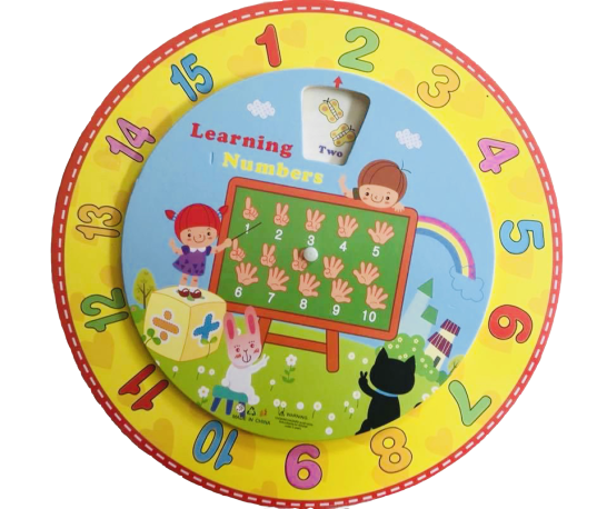 Wooden Number Wheel