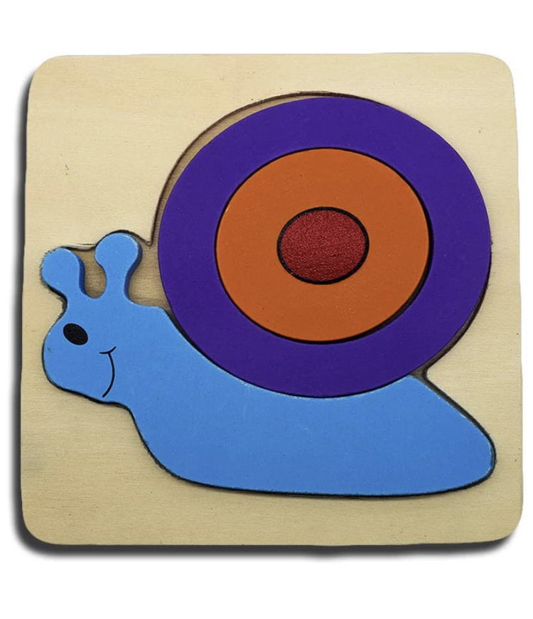 Wooden Snail Puzzle